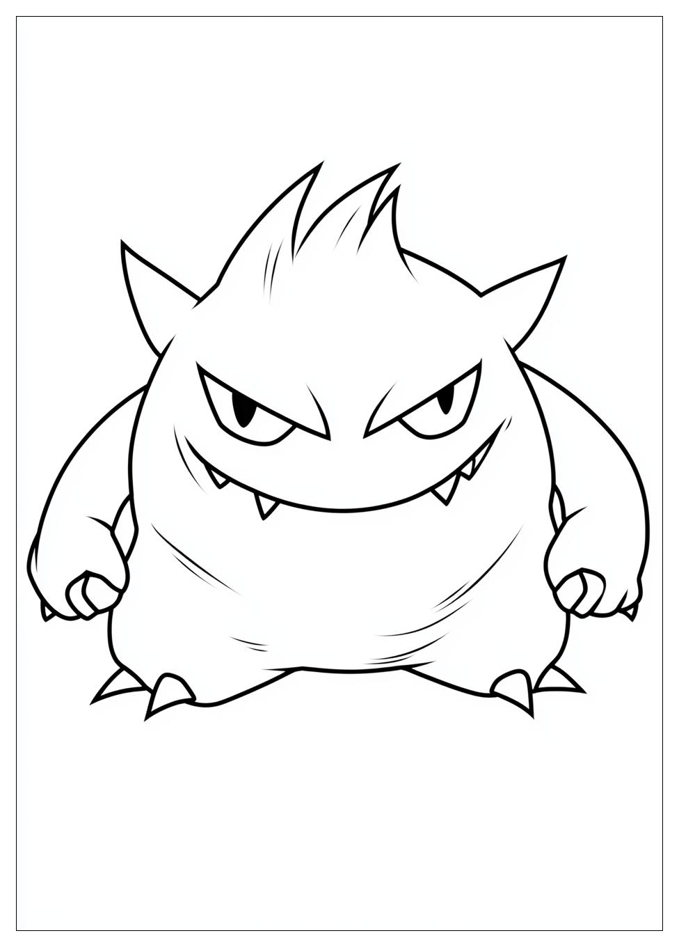 Kolorowanki Do Druku Gengar 12