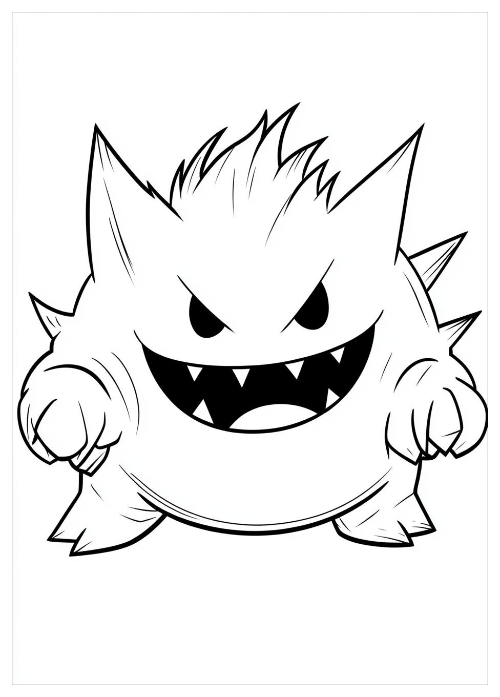 Kolorowanki Do Druku Gengar 13
