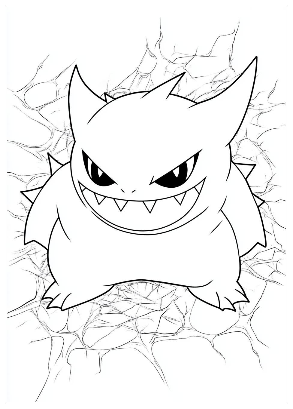 Kolorowanki Do Druku Gengar 14