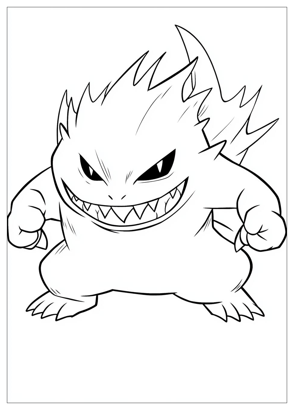 Kolorowanki Do Druku Gengar 15