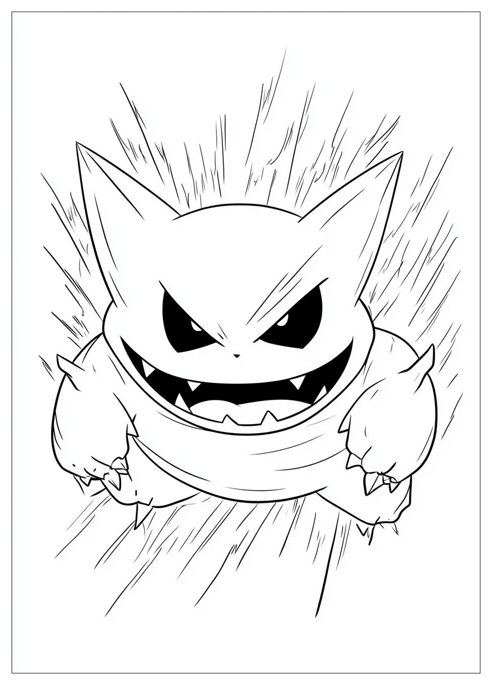 Kolorowanki Do Druku Gengar 18