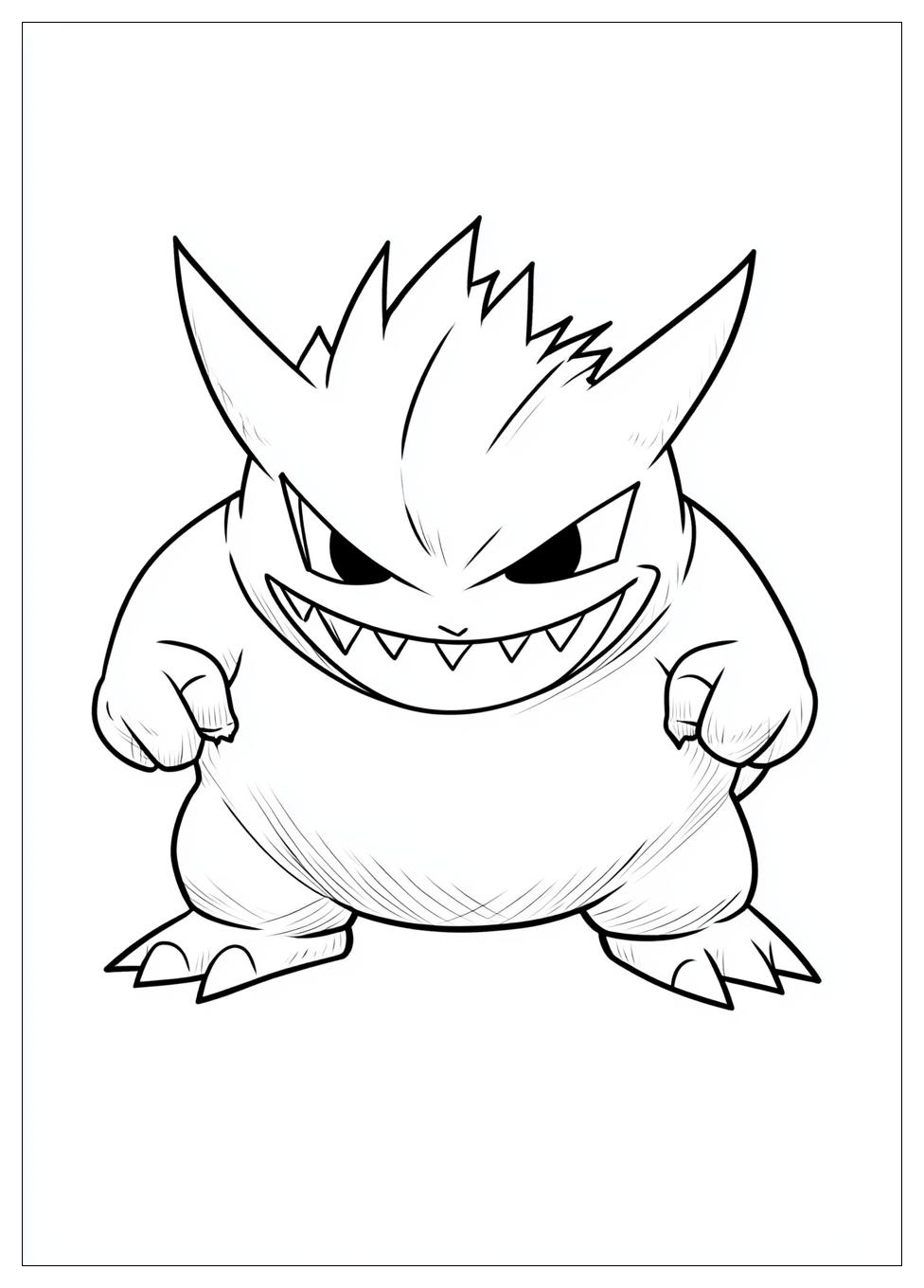 Kolorowanki Do Druku Gengar 19