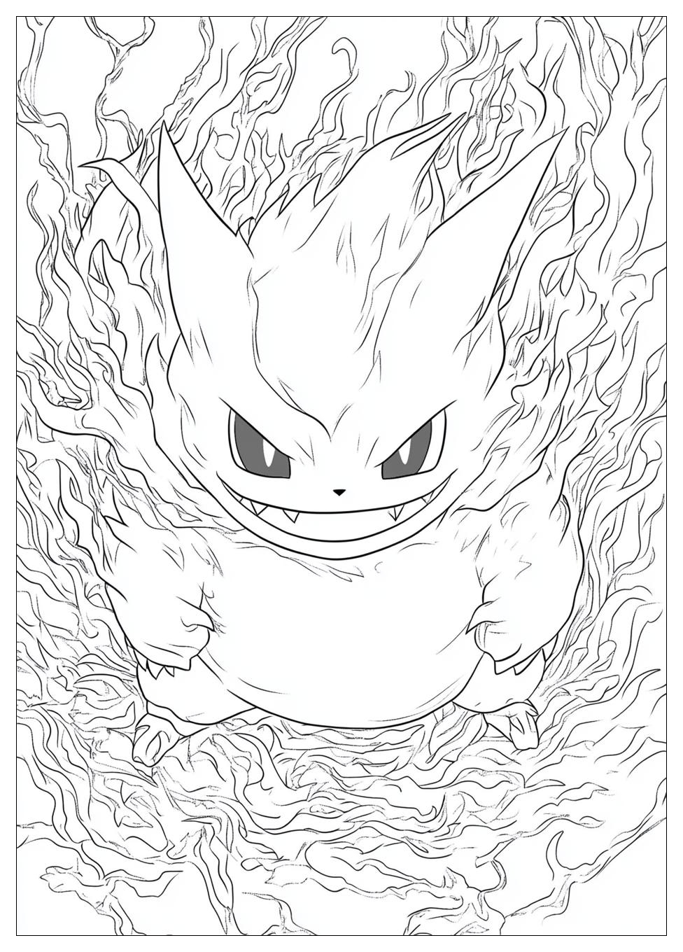 Kolorowanki Do Druku Gengar 22