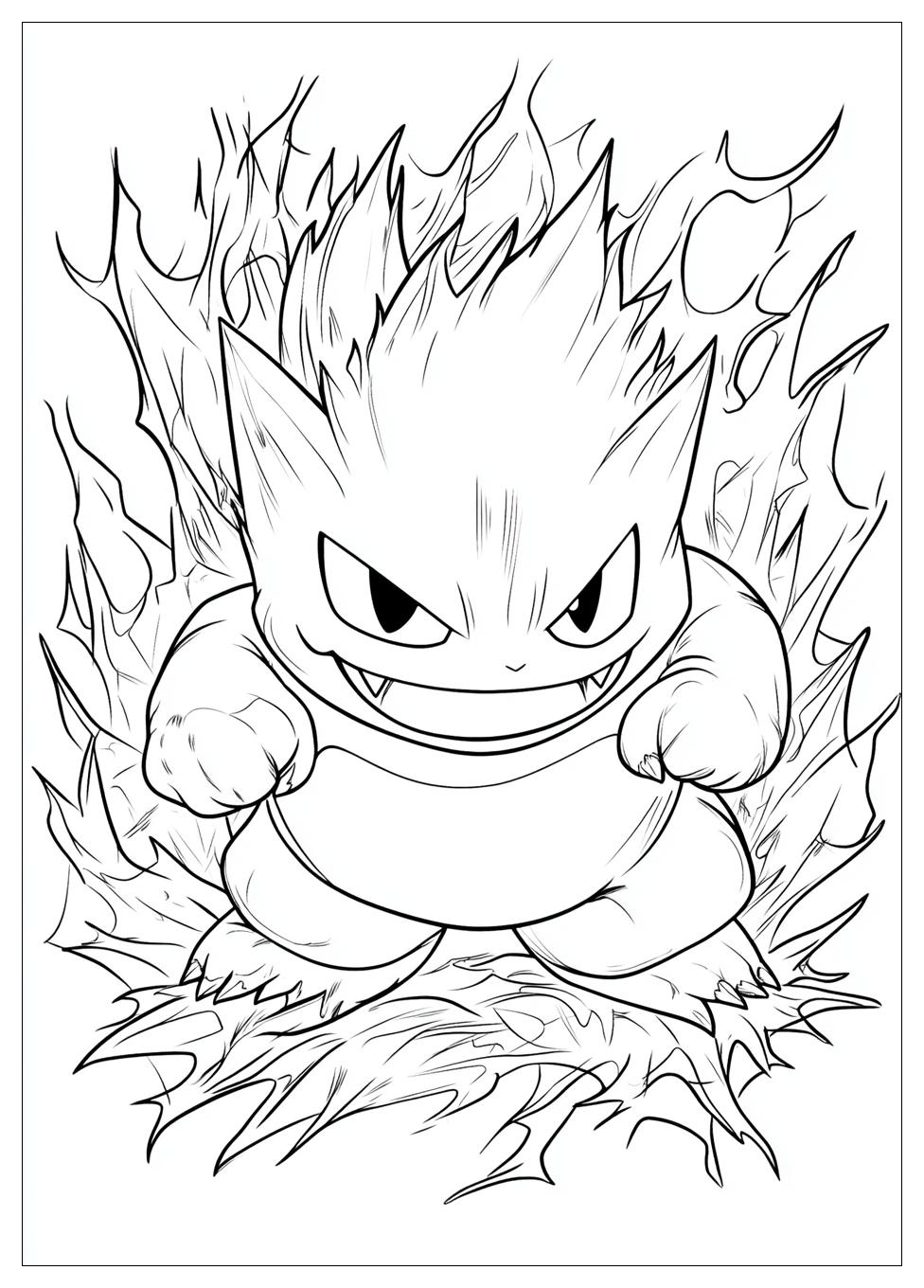 Kolorowanki Do Druku Gengar 24