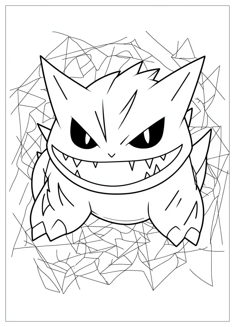 Kolorowanki Do Druku Gengar 3