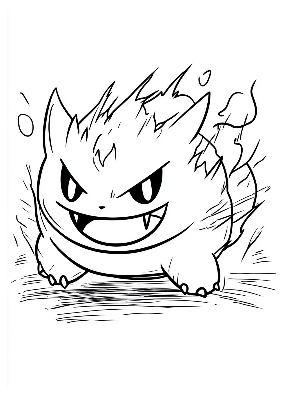 Kolorowanki Do Druku Gengar 5