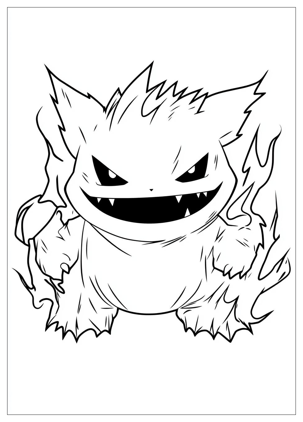Kolorowanki Do Druku Gengar 8