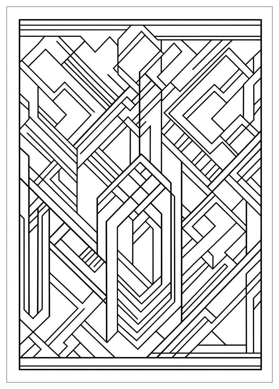 Kolorowanki Do Druku Geometryczne 11