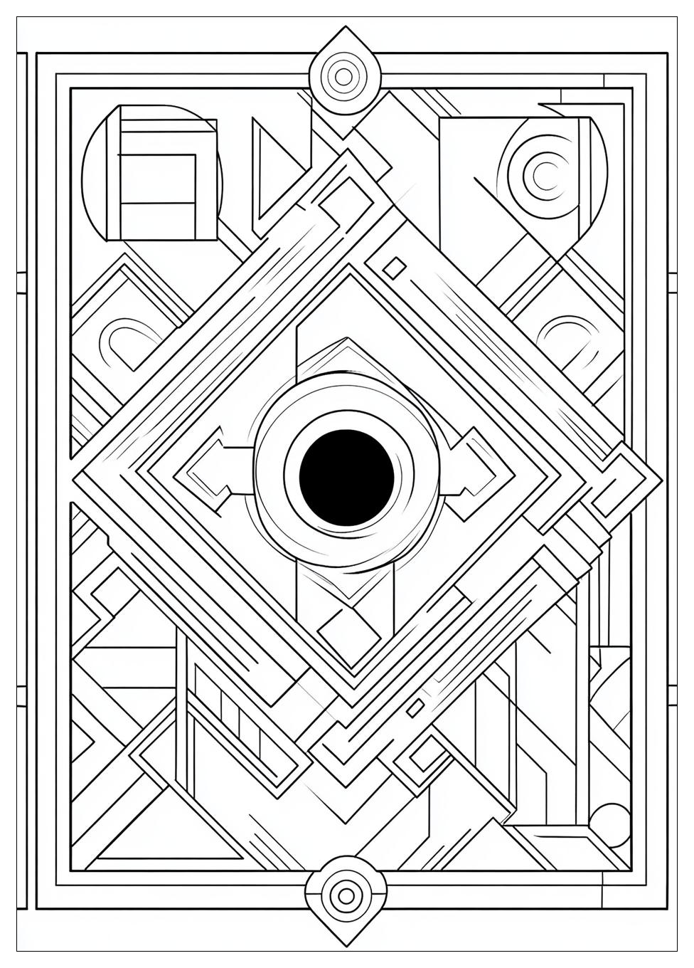 Kolorowanki Do Druku Geometryczne 3