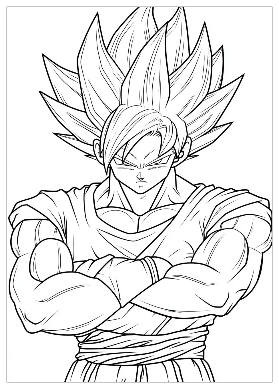 Kolorowanki Do Druku Goku 17