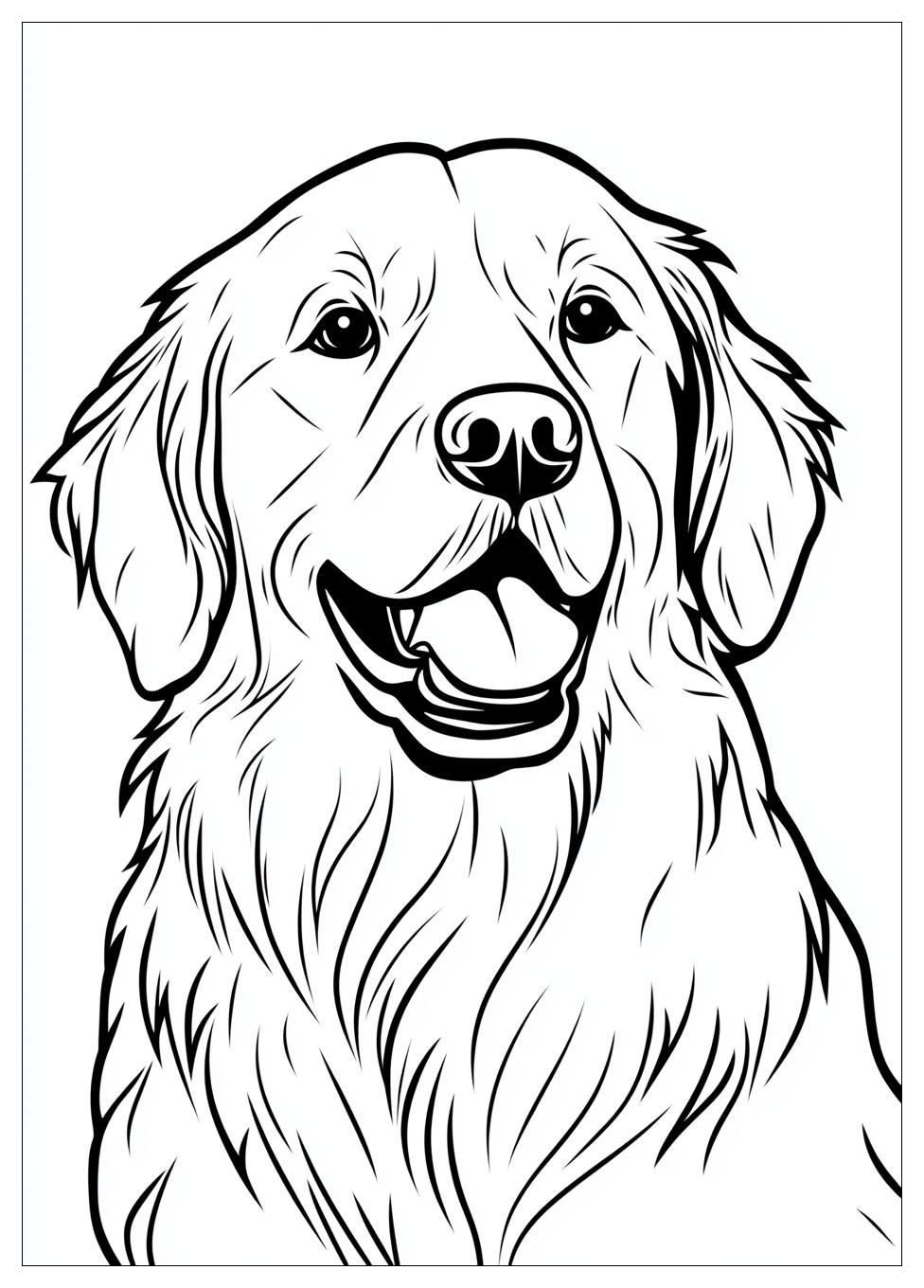 Kolorowanki Do Druku Golden Retriever 11