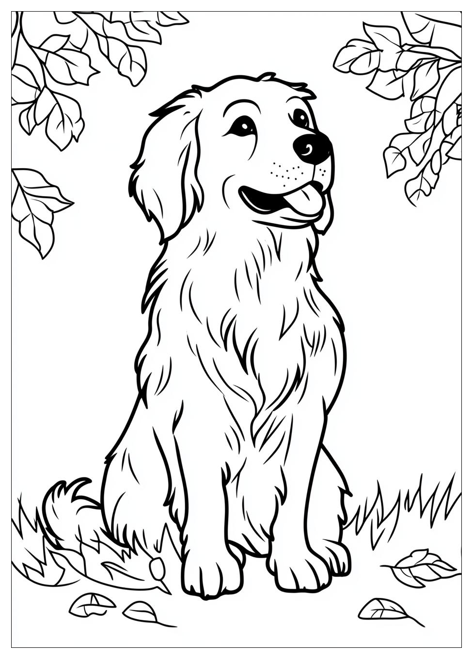 Kolorowanki Do Druku Golden Retriever 14
