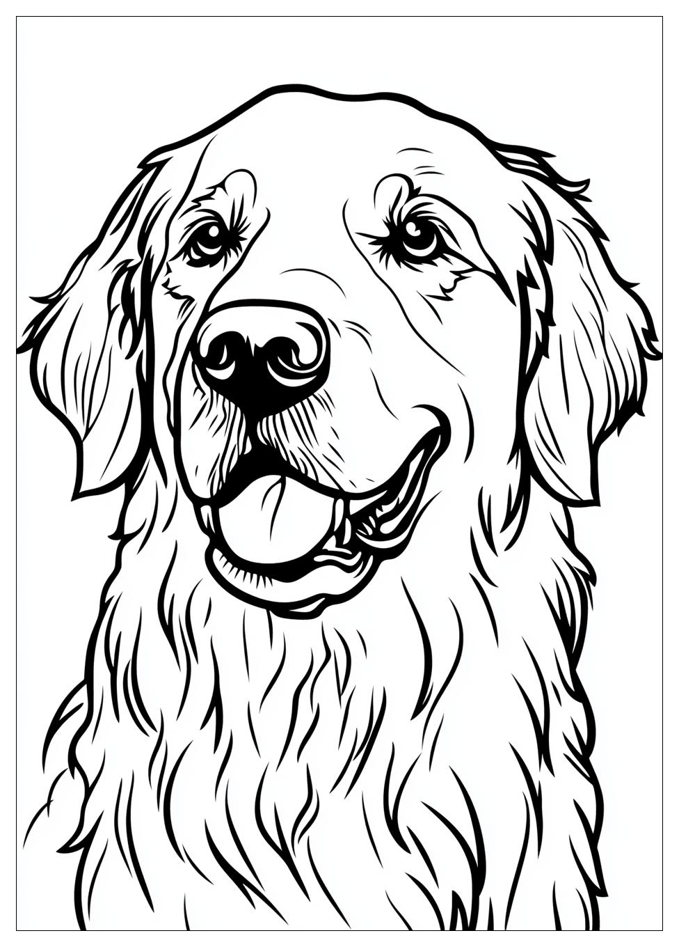 Kolorowanki Do Druku Golden Retriever 15
