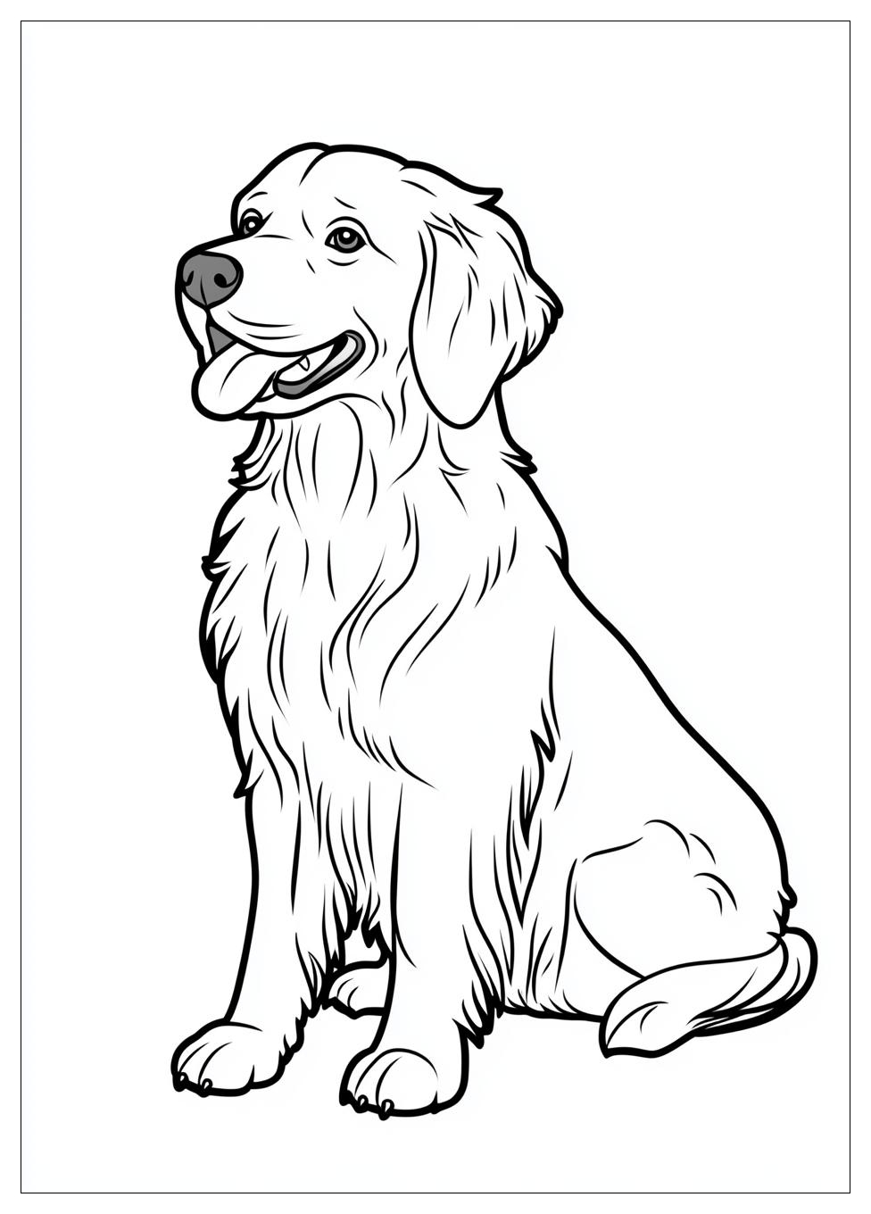 Kolorowanki Do Druku Golden Retriever 16