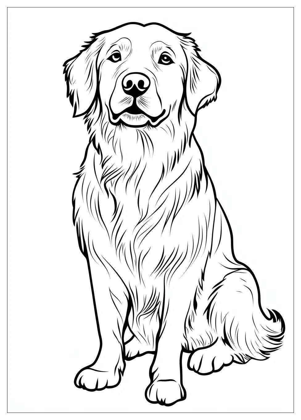 Kolorowanki Do Druku Golden Retriever 18