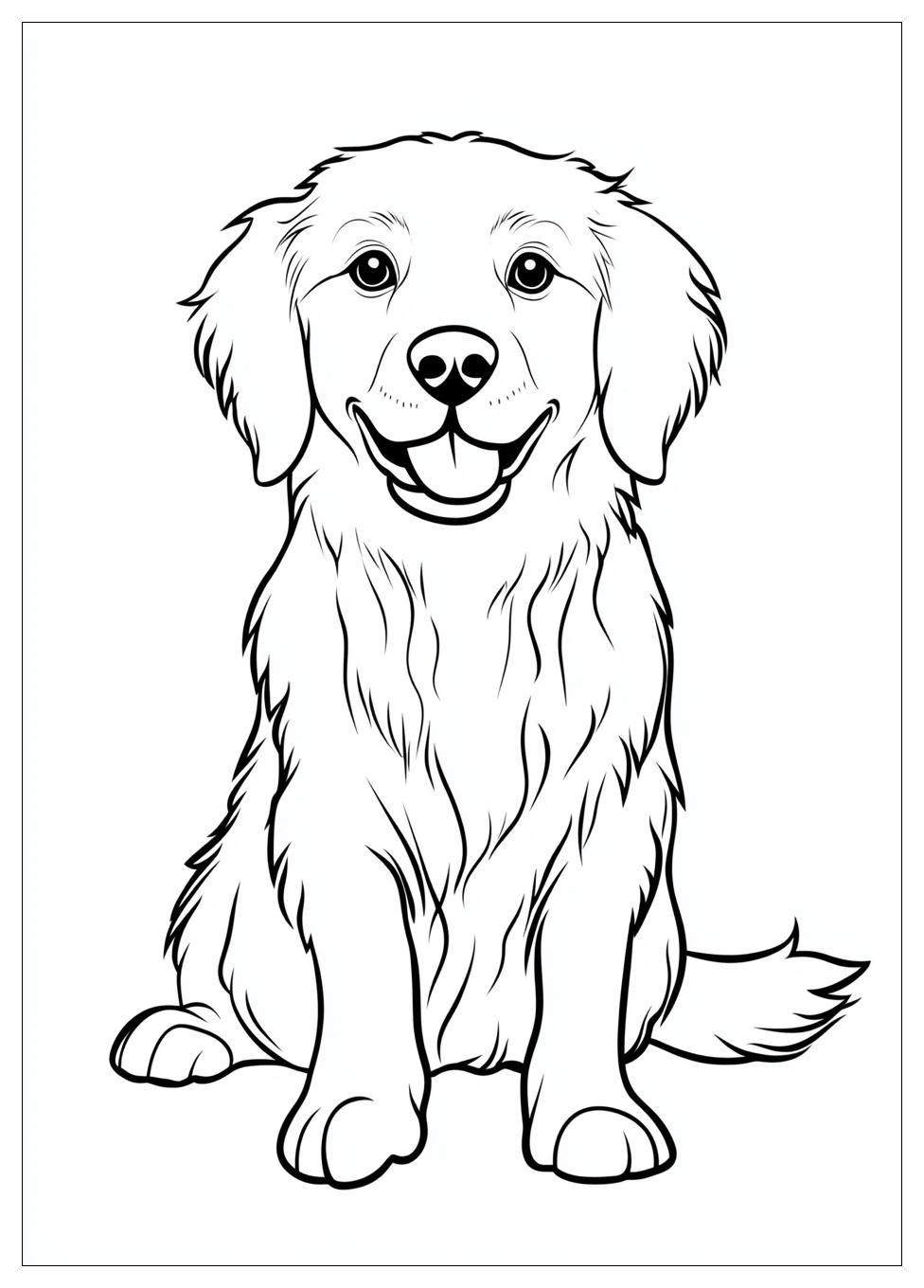 Kolorowanki Do Druku Golden Retriever 19