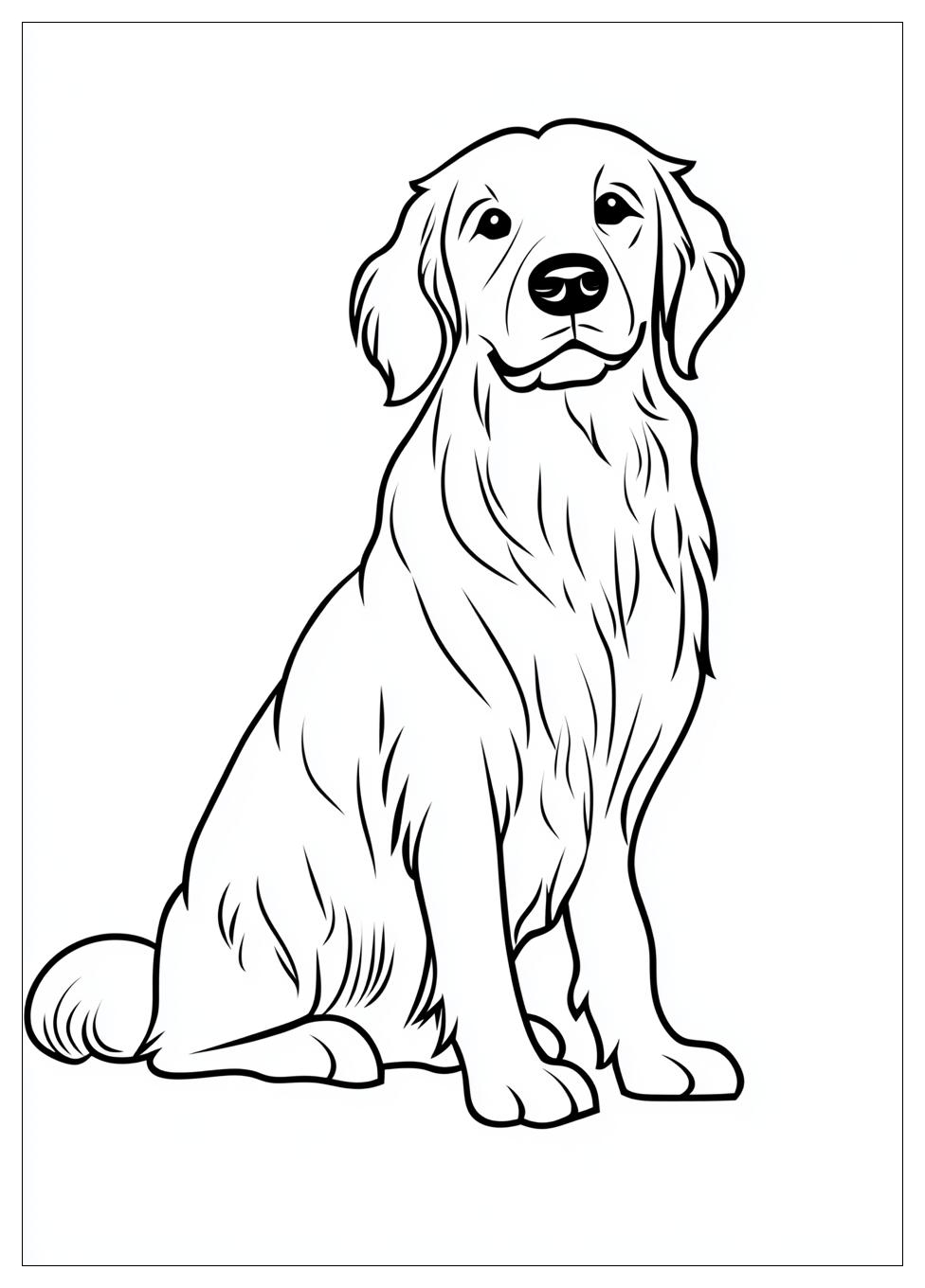 Kolorowanki Do Druku Golden Retriever 20