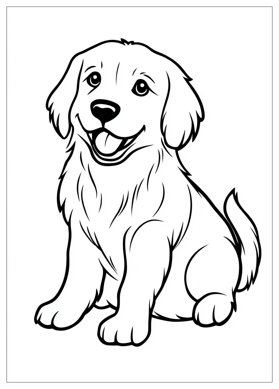 Kolorowanki Do Druku Golden Retriever 4