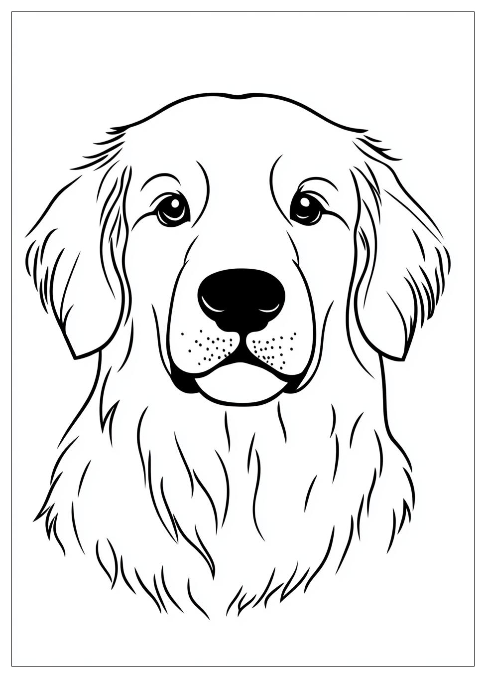 Kolorowanki Do Druku Golden Retriever 6