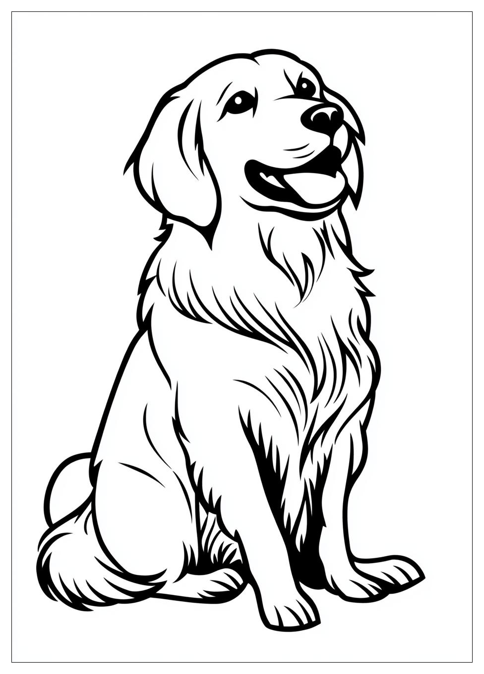 Kolorowanki Do Druku Golden Retriever 7