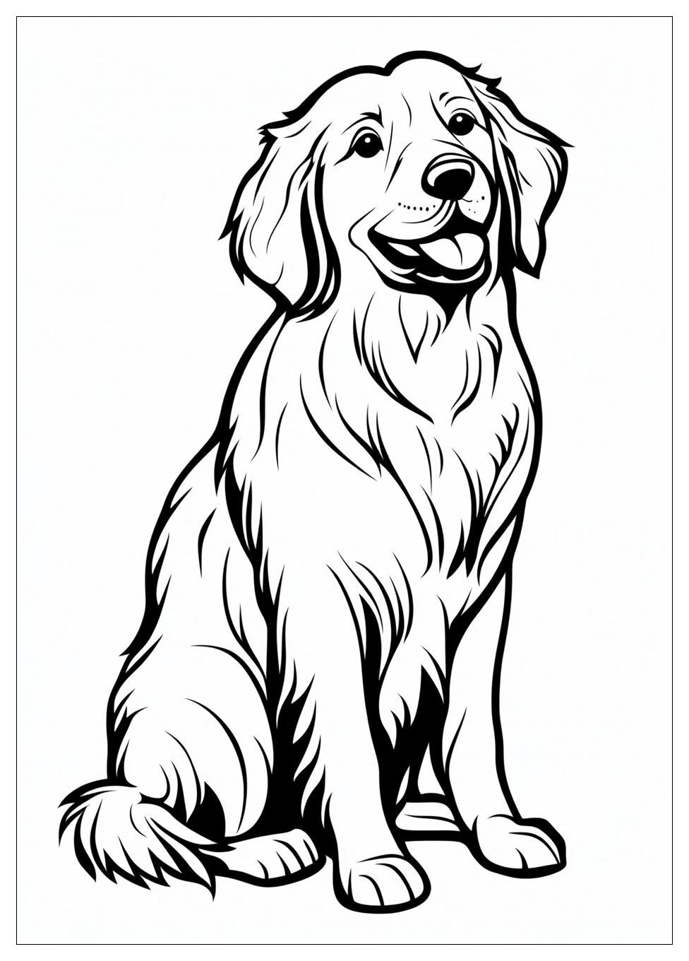 Kolorowanki Do Druku Golden Retriever 8