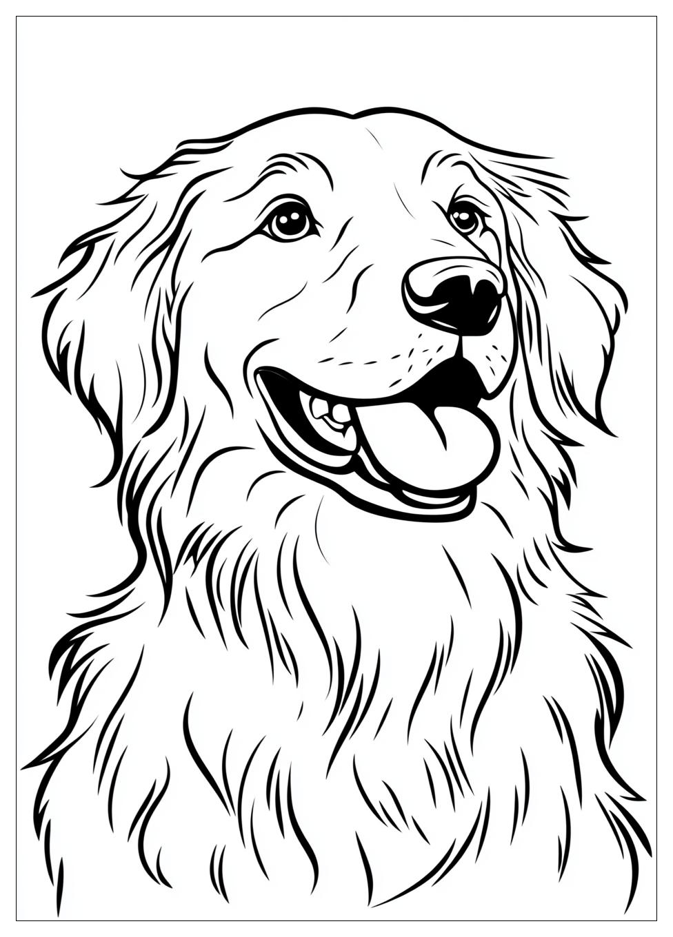 Kolorowanki Do Druku Golden Retriever 9