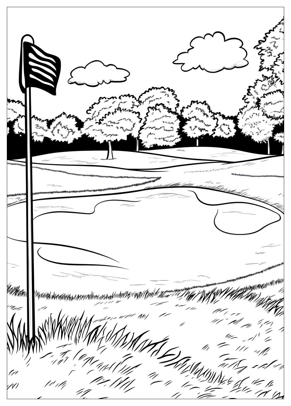 Kolorowanki Do Druku Golf 1