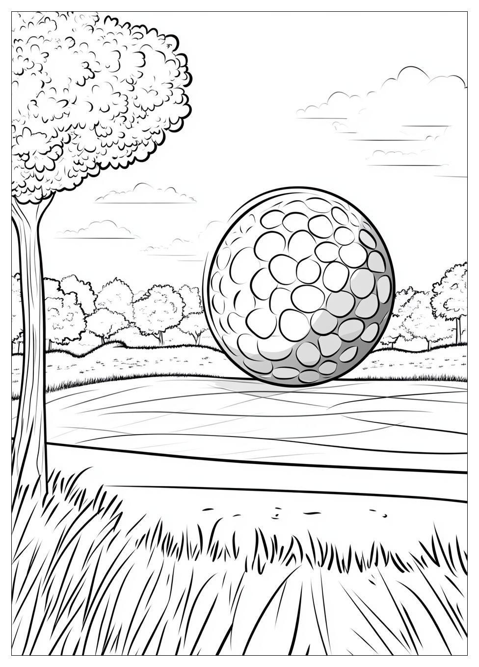 Kolorowanki Do Druku Golf 11