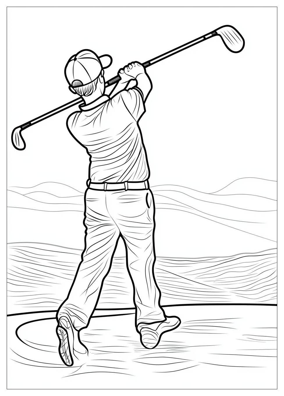 Kolorowanki Do Druku Golf 12