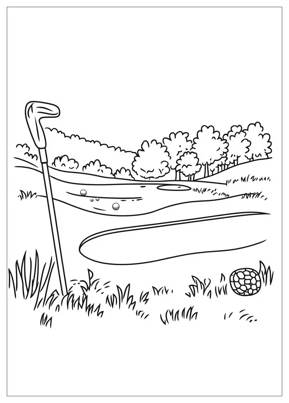 Kolorowanki Do Druku Golf 16