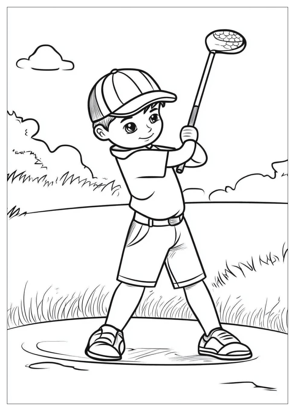 Kolorowanki Do Druku Golf 17