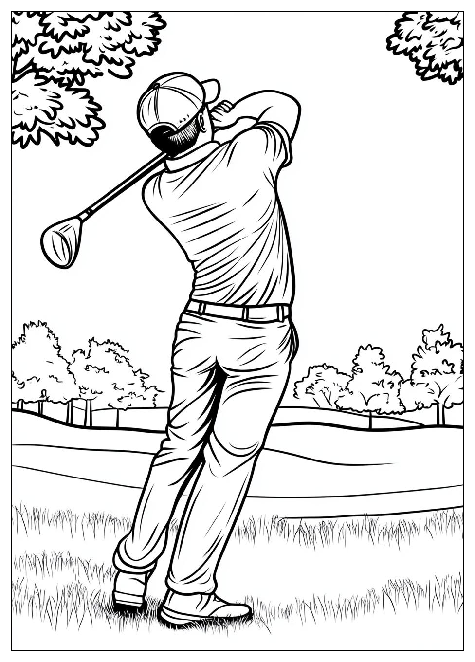 Kolorowanki Do Druku Golf 20