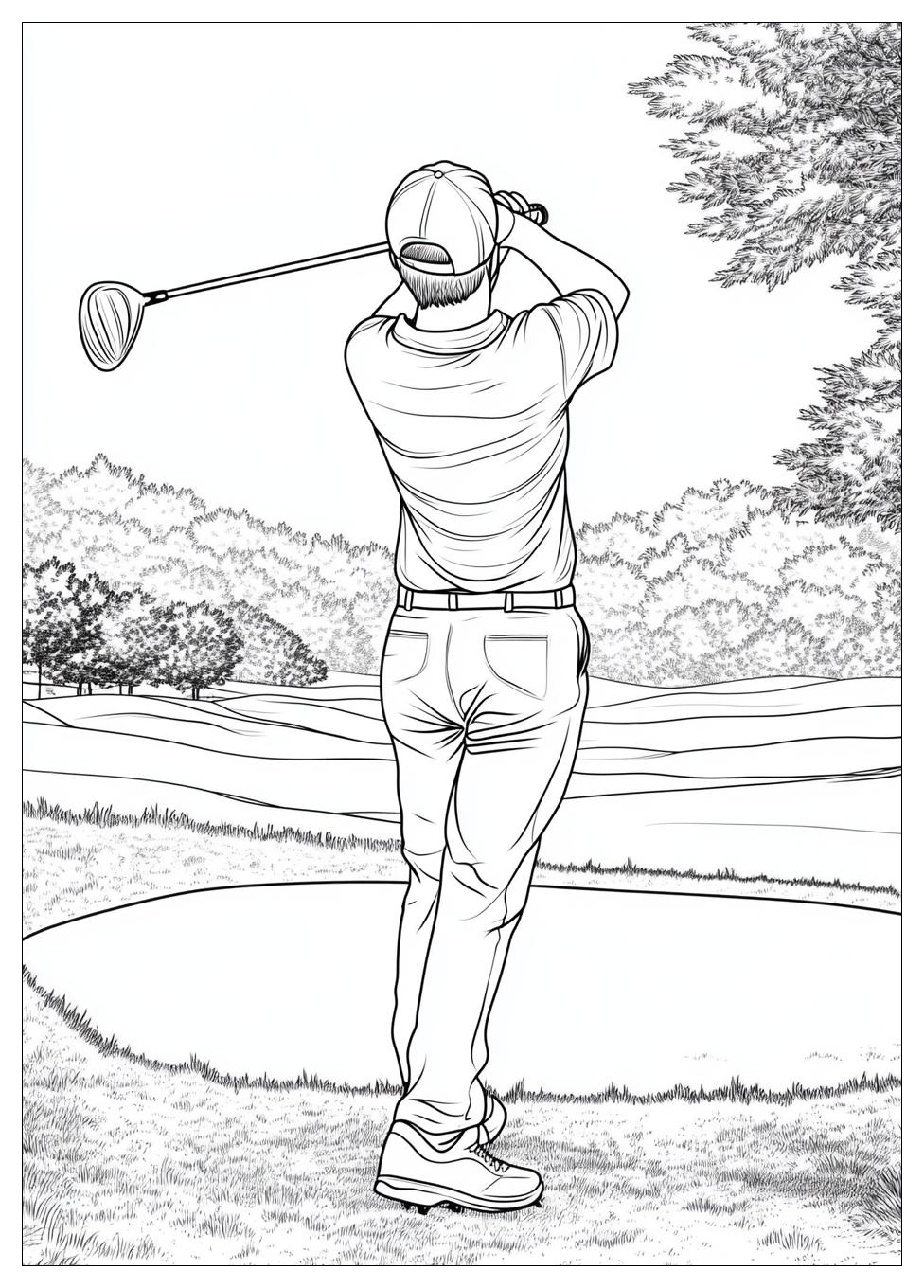 Kolorowanki Do Druku Golf 21