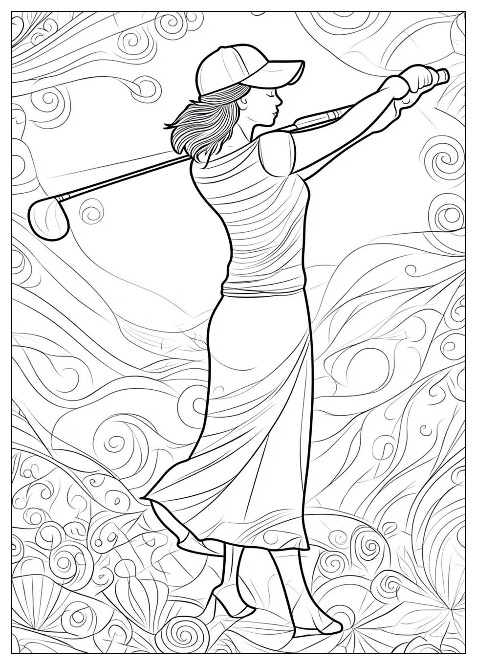 Kolorowanki Do Druku Golf 22