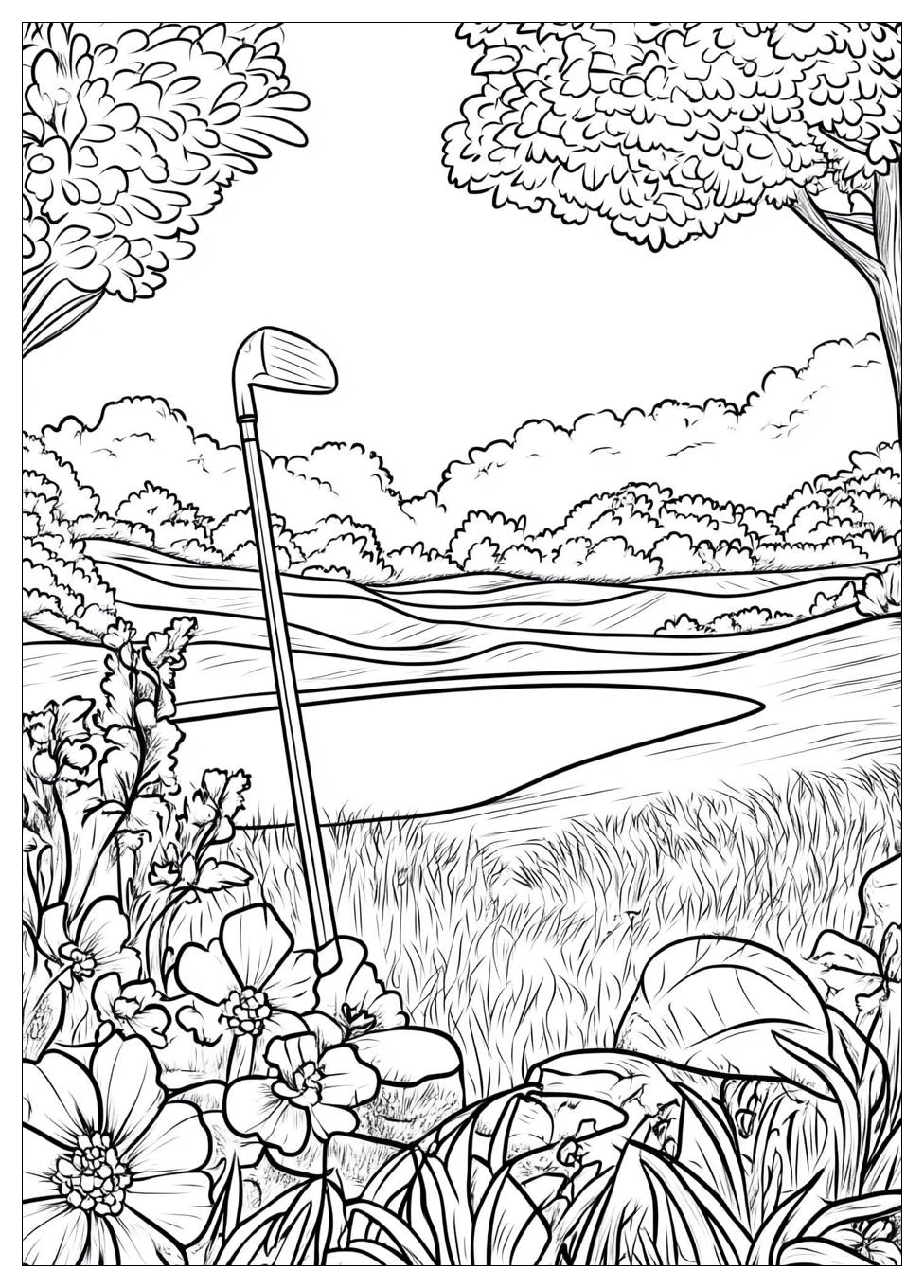 Kolorowanki Do Druku Golf 23