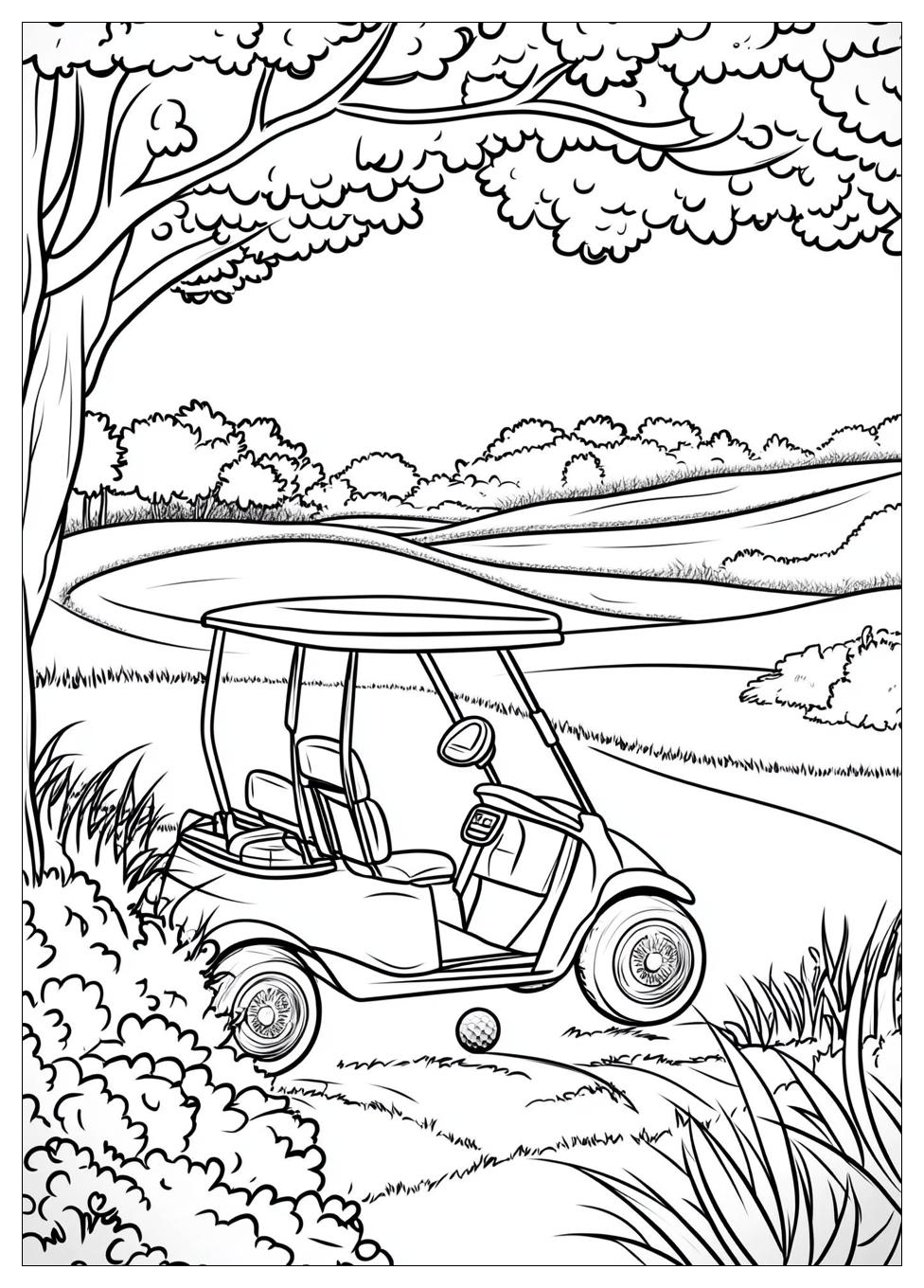 Kolorowanki Do Druku Golf 24