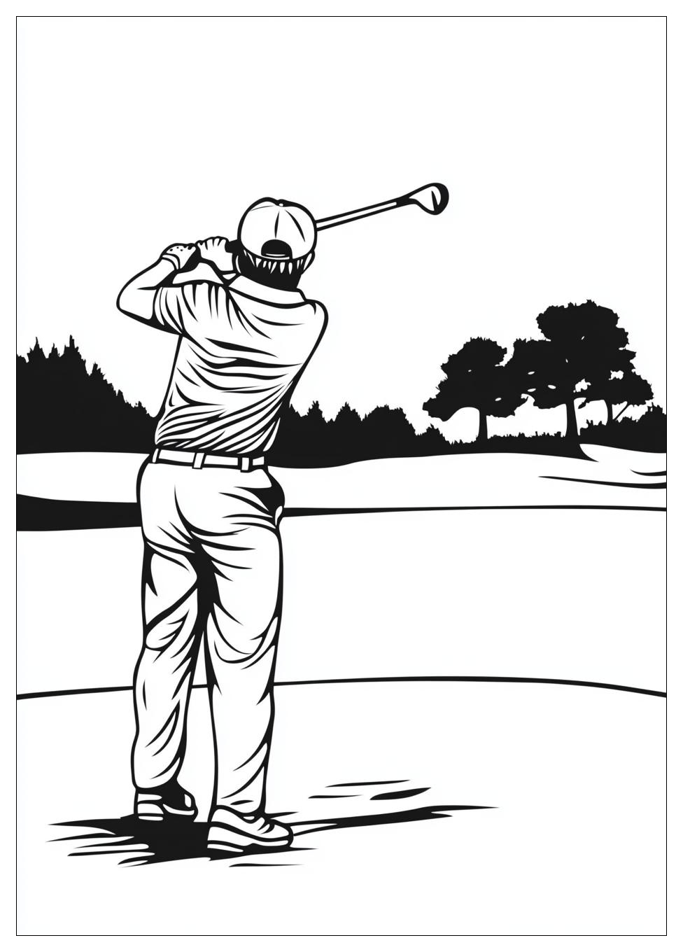 Kolorowanki Do Druku Golf 4