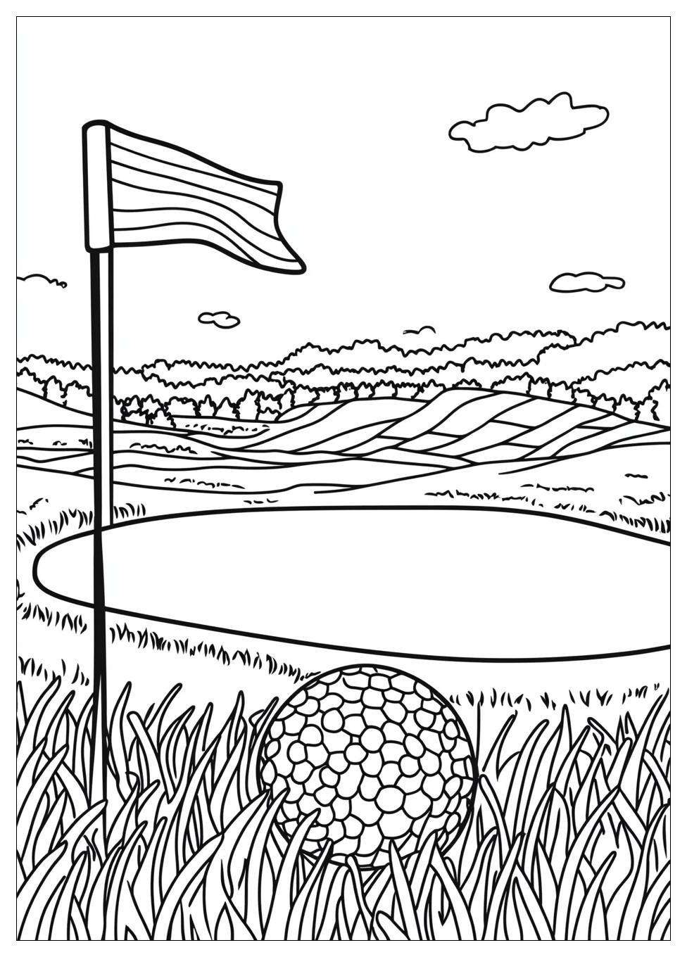 Kolorowanki Do Druku Golf 8