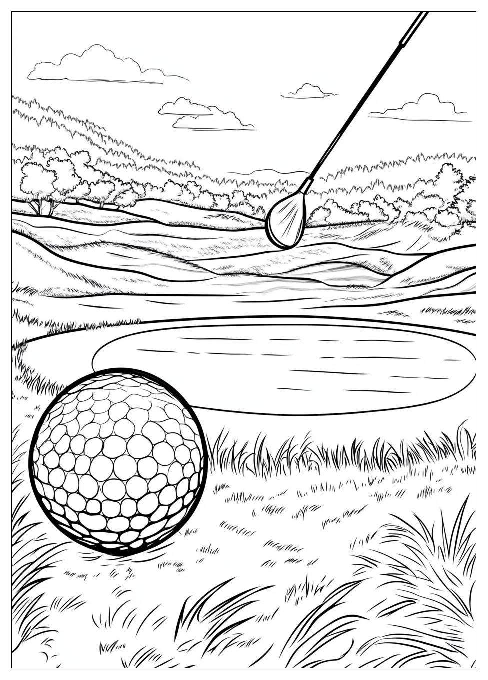 Kolorowanki Do Druku Golf 9