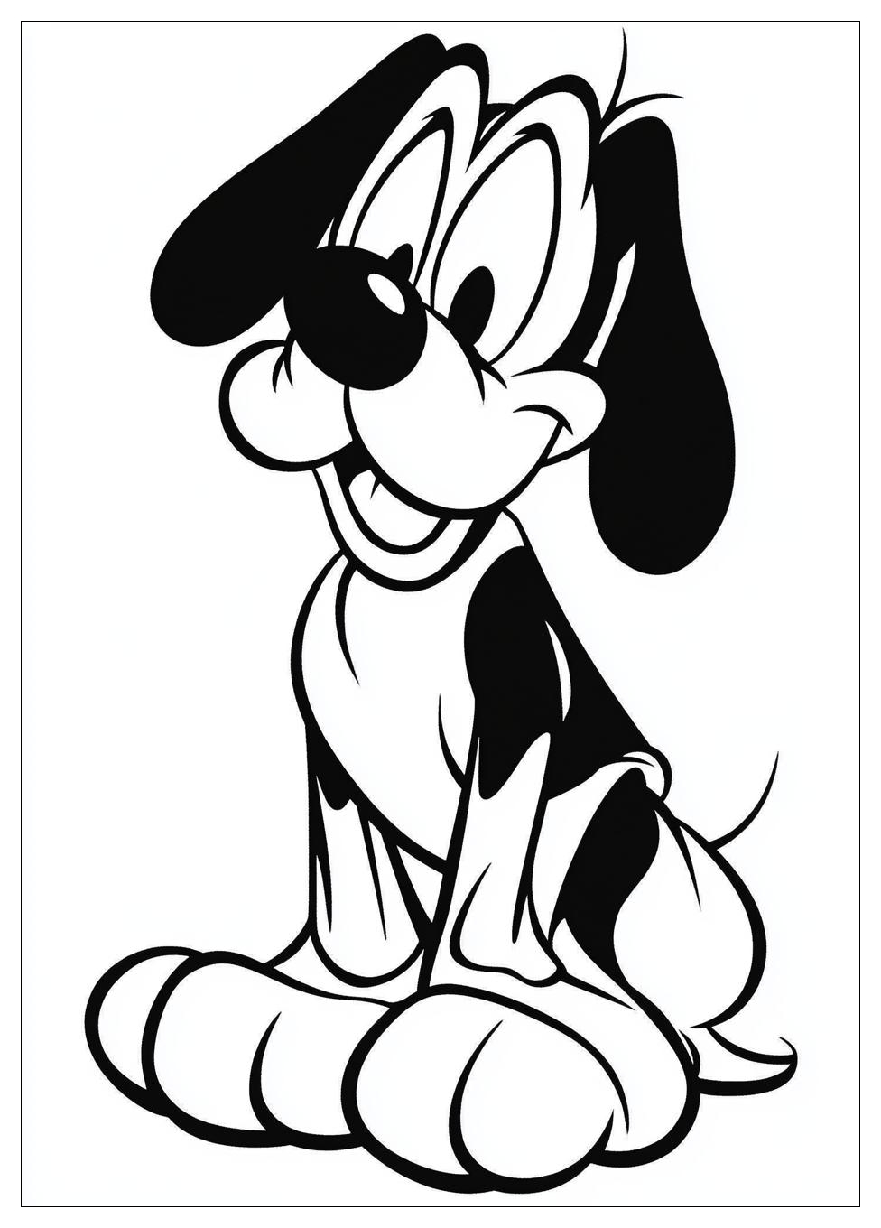 Kolorowanki Do Druku Goofy 1