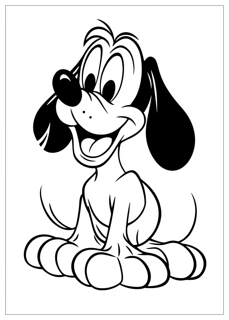 Kolorowanki Do Druku Goofy 4