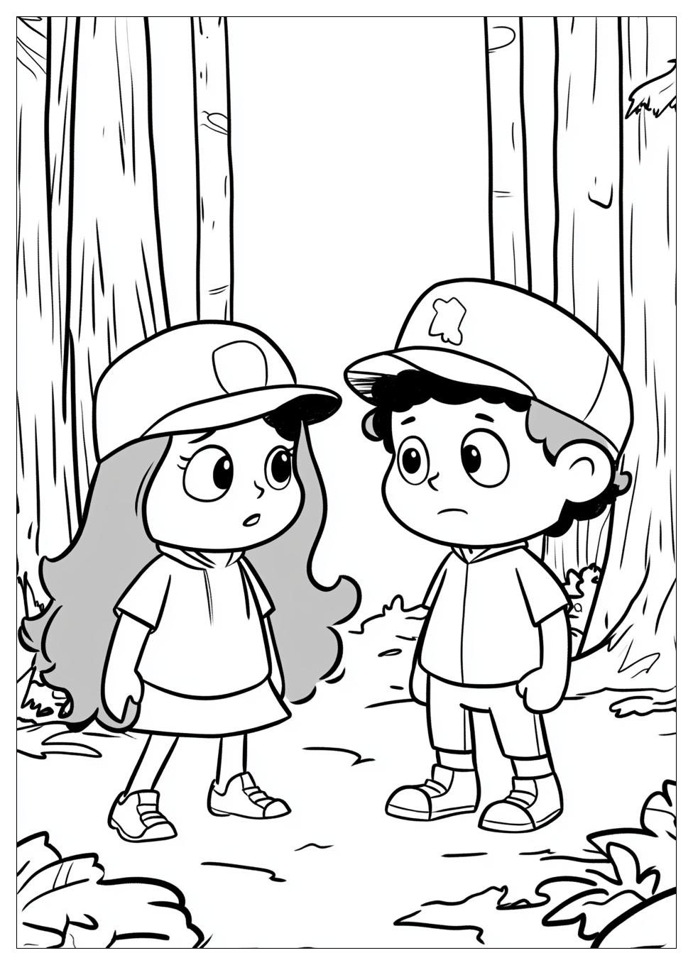Kolorowanki Do Druku Gravity Falls 10