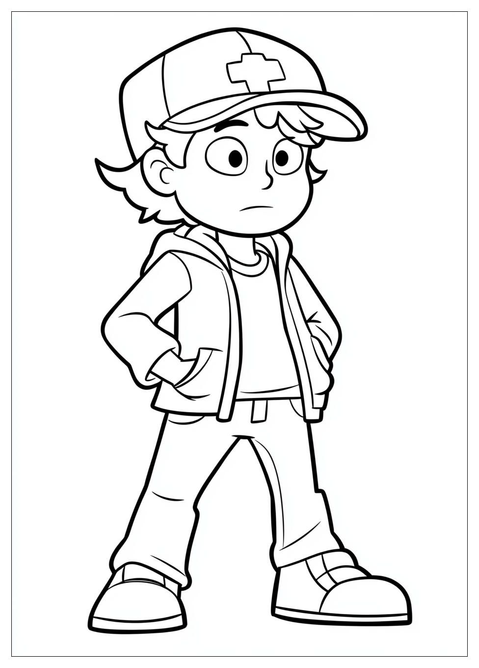 Kolorowanki Do Druku Gravity Falls 13