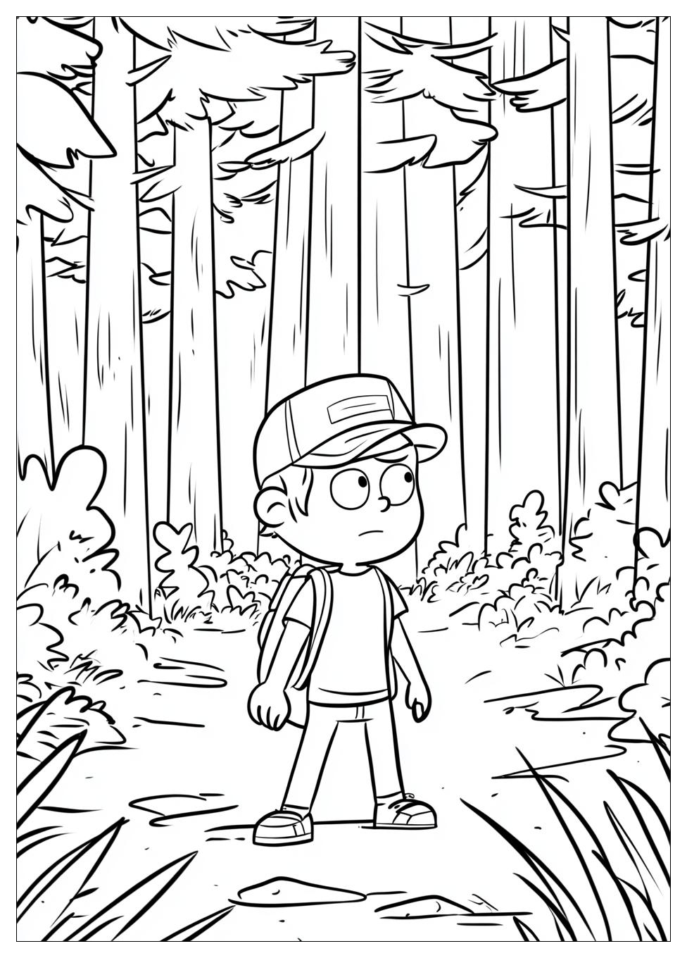 Kolorowanki Do Druku Gravity Falls 14