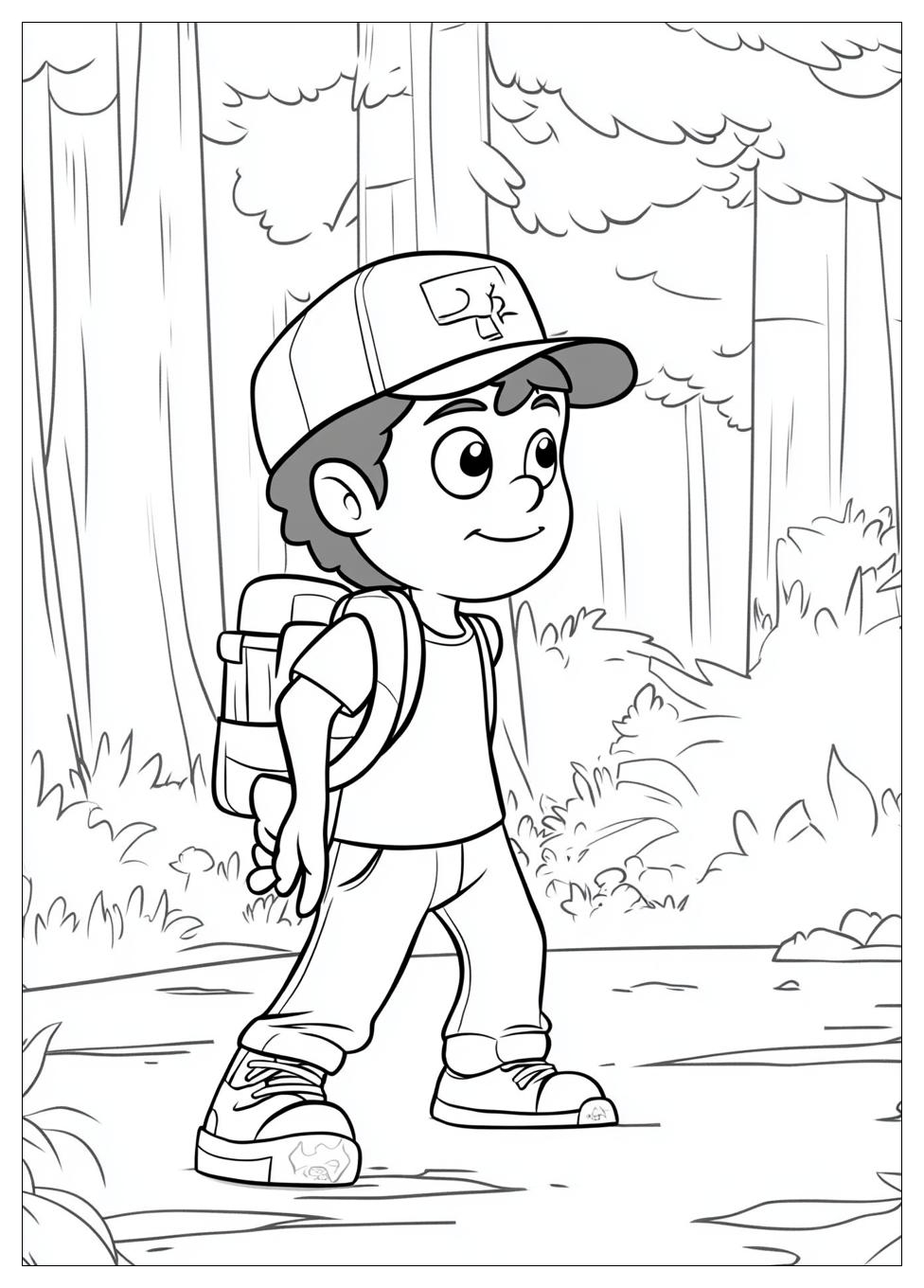 Kolorowanki Do Druku Gravity Falls 18