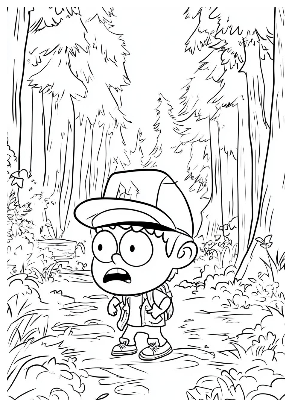 Kolorowanki Do Druku Gravity Falls 23