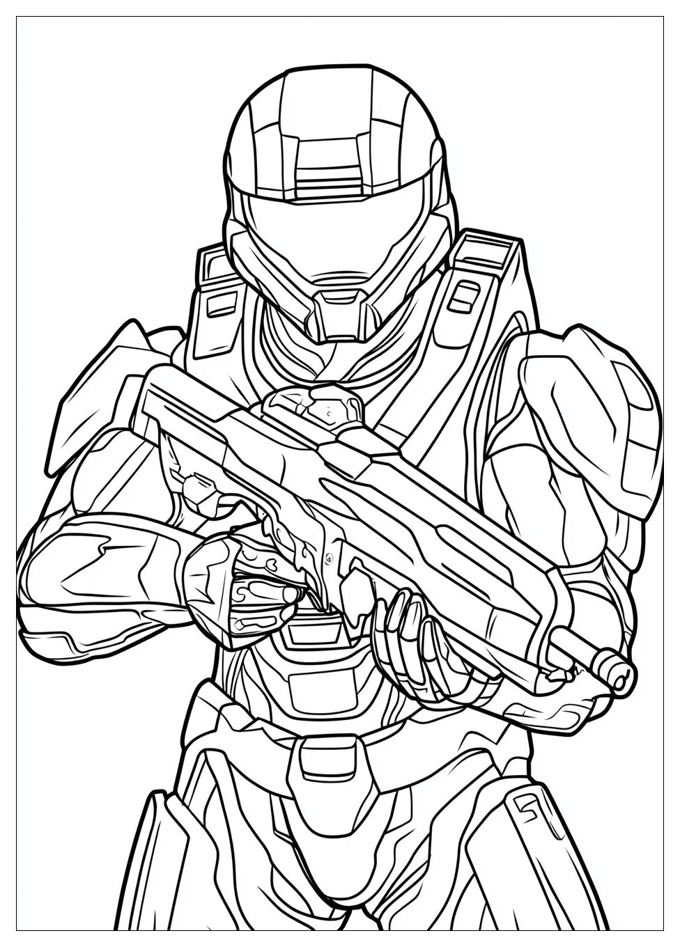 Kolorowanki Do Druku Halo 1