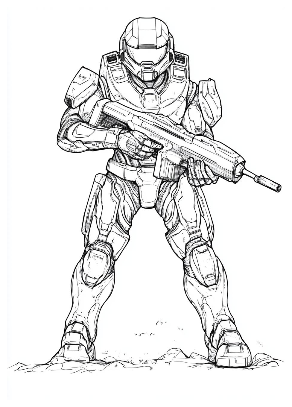 Kolorowanki Do Druku Halo 16