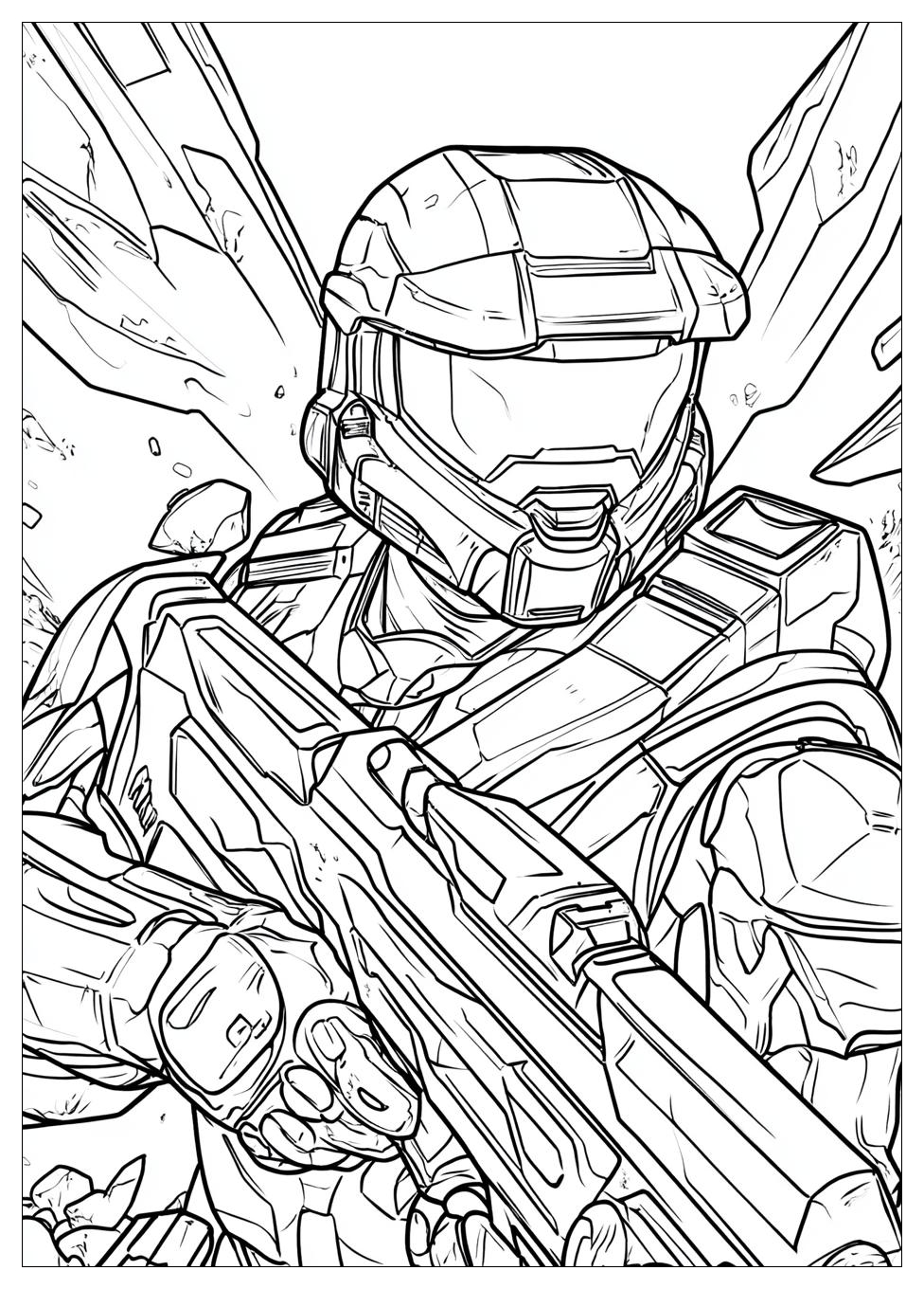 Kolorowanki Do Druku Halo 24
