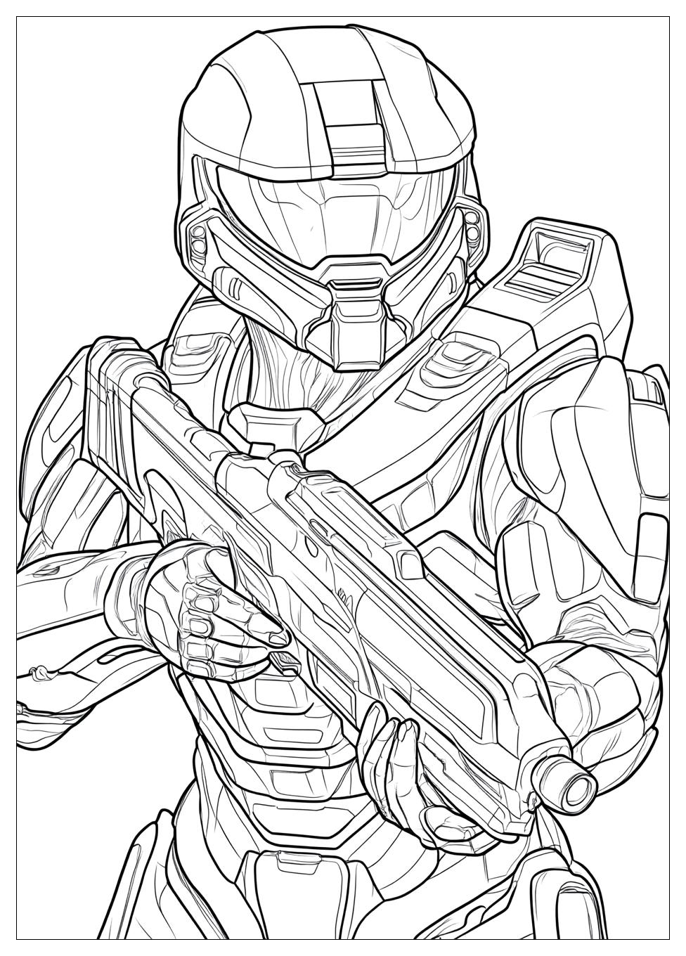Kolorowanki Do Druku Halo 6